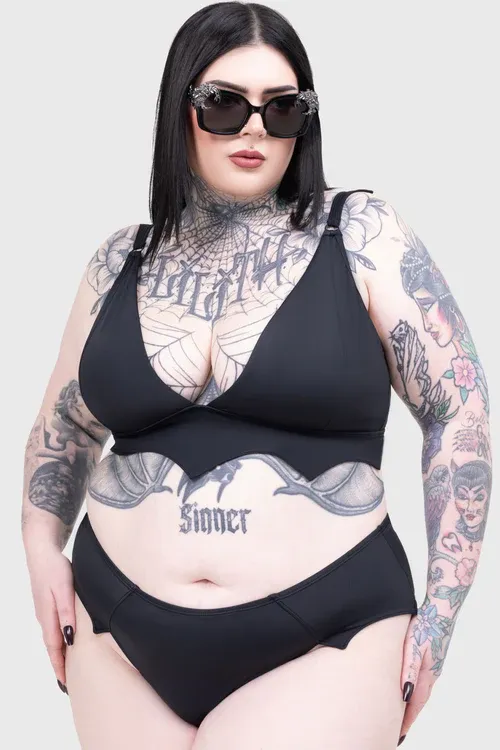 Nocturnal Echo Bikini Top [PLUS]