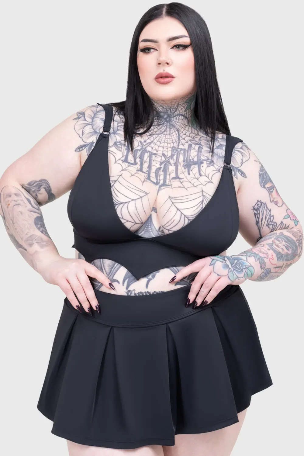 Black Bay Beach Skirt [PLUS]