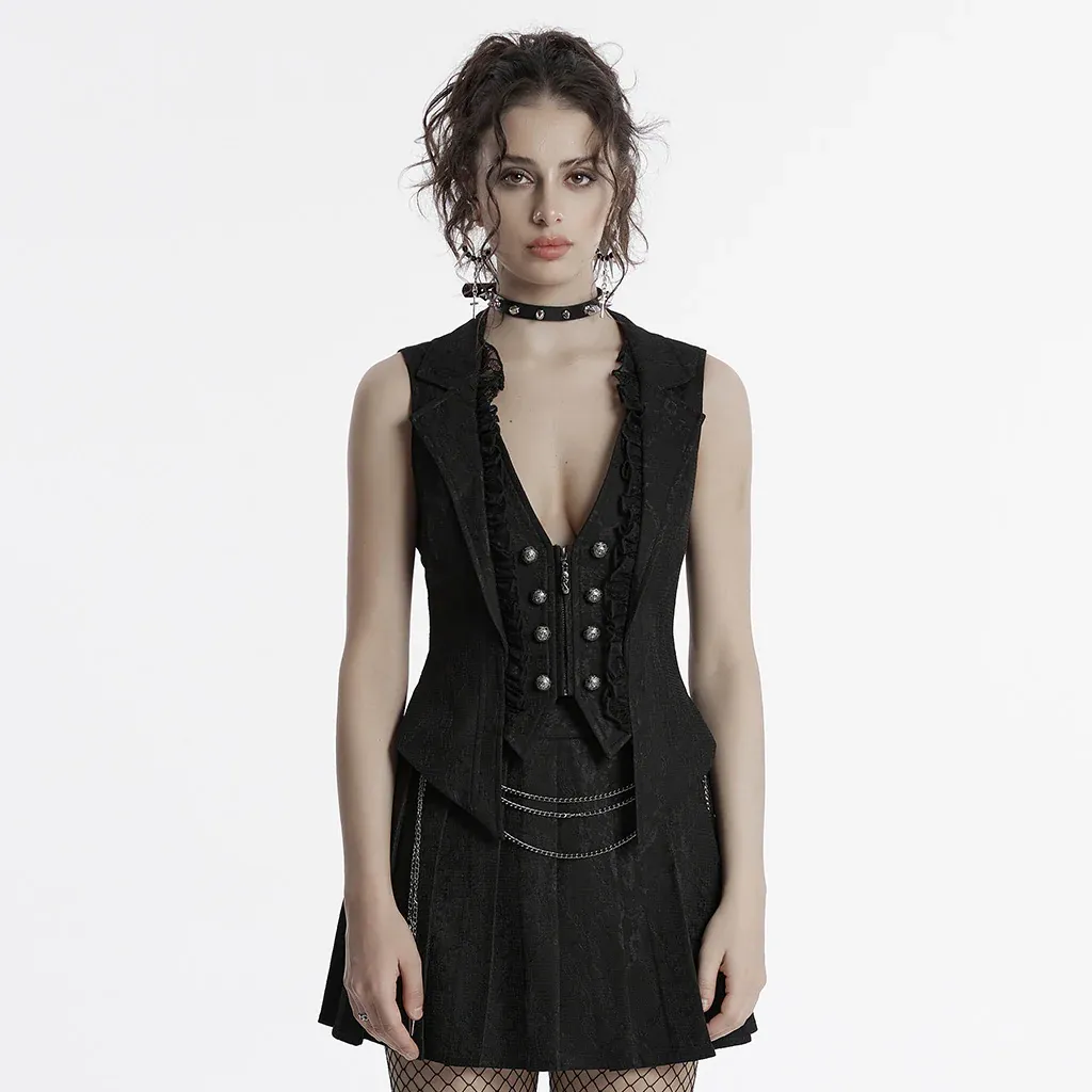 Waistcoat OY-1703 [BLACK]