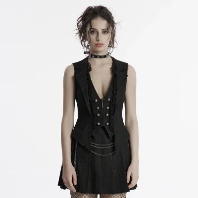 Waistcoat OY-1703 [BLACK]