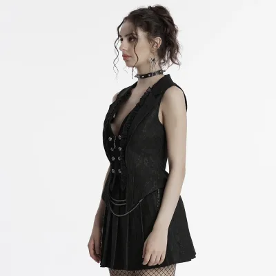 Waistcoat OY-1703 [BLACK]