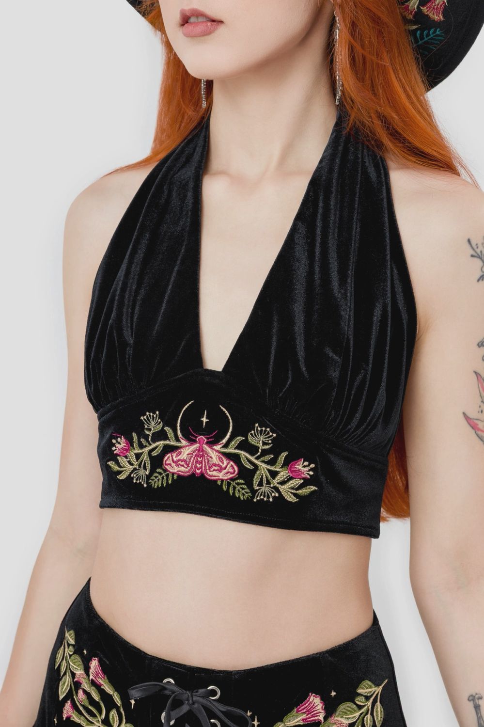 Woodland Bloom Halter Top