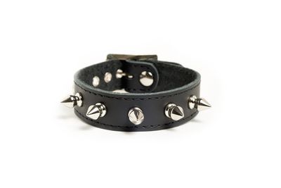 Studded Leather Bracelet - B34PS