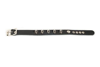 Studded Leather Bracelet - B34PS