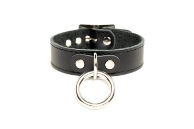 Leather Bracelet with a Ring - B34BND