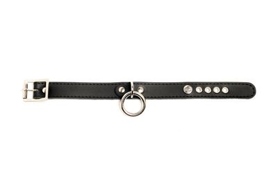 Leather Bracelet with a Ring - B34BND