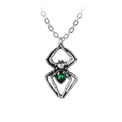 Emerald Spiderling Necklace [P904]