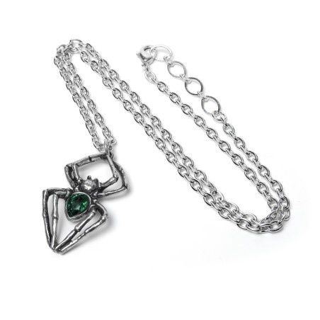 Emerald Spiderling Necklace [P904]