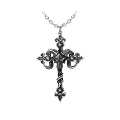 Cross Of Baphomet Necklace [P952]
