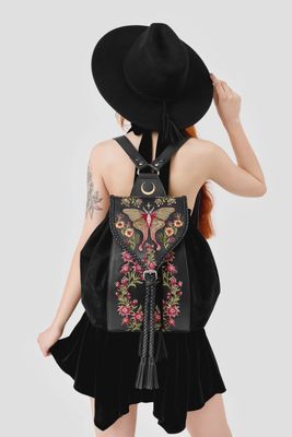 Wilderwood Moth Embroidered Backpack
