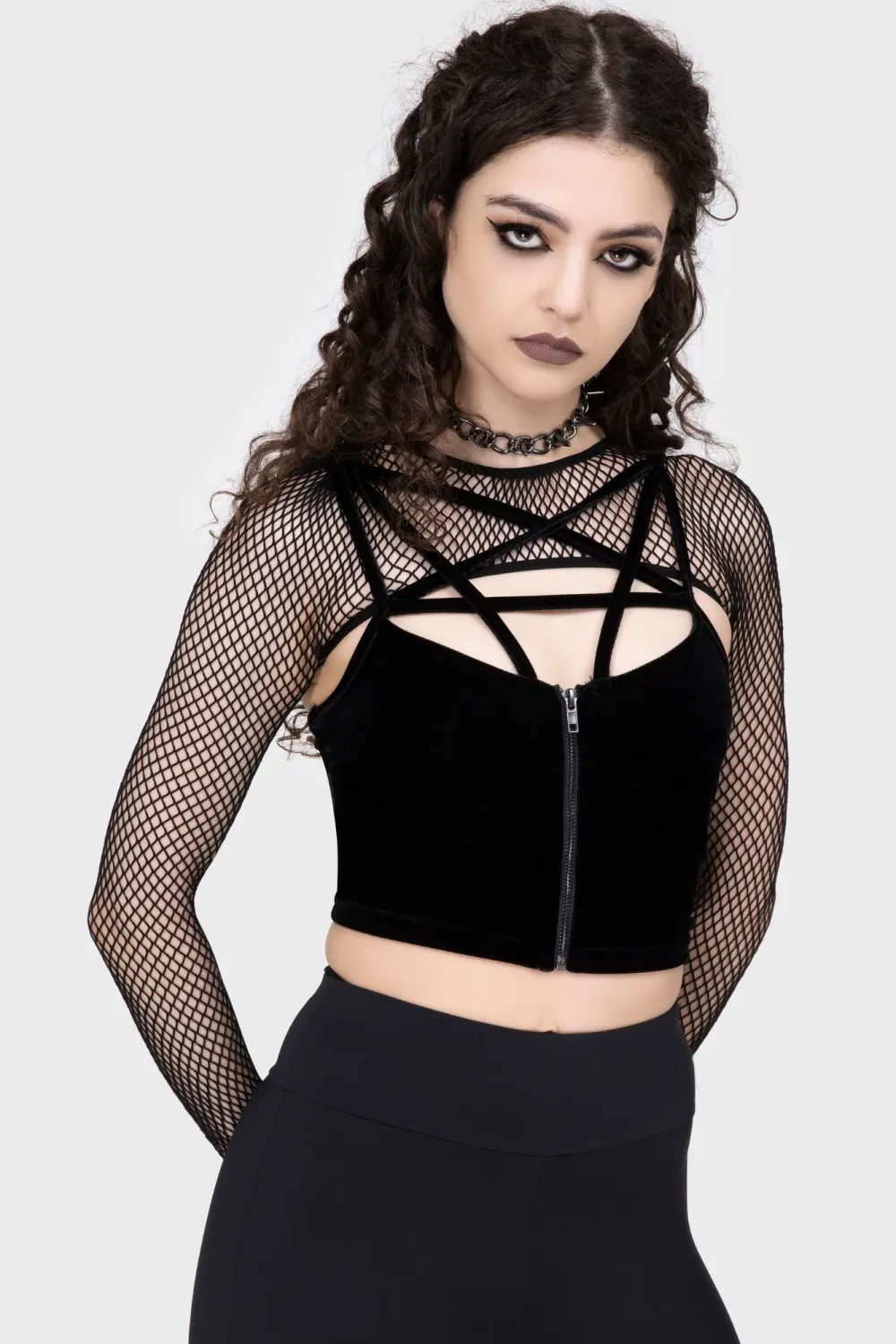 Bite Me Fishnet Bolero