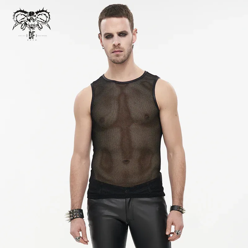 Fishnet Tank Top TT19701 [PLUS]