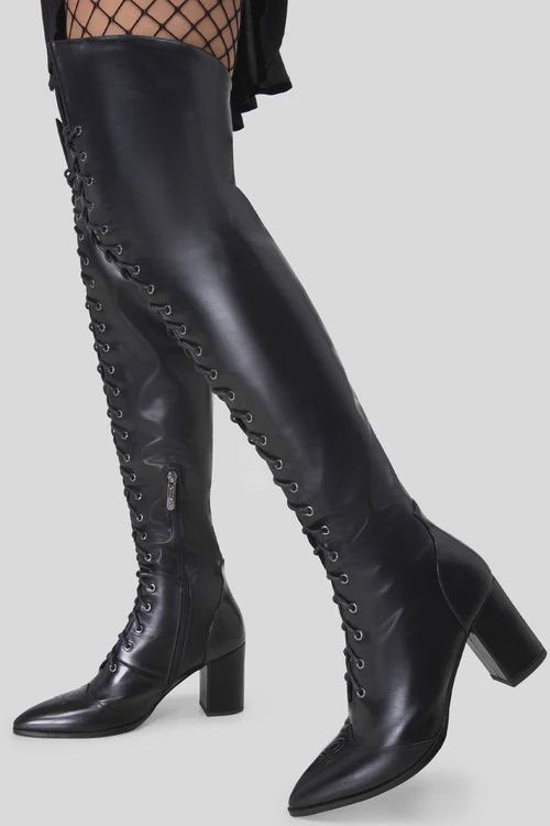 Ankh Eveninghill Thigh-high Heeled Boots