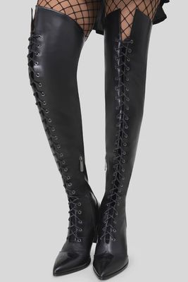 Ankh Eveninghill Thigh-high Heeled Boots
