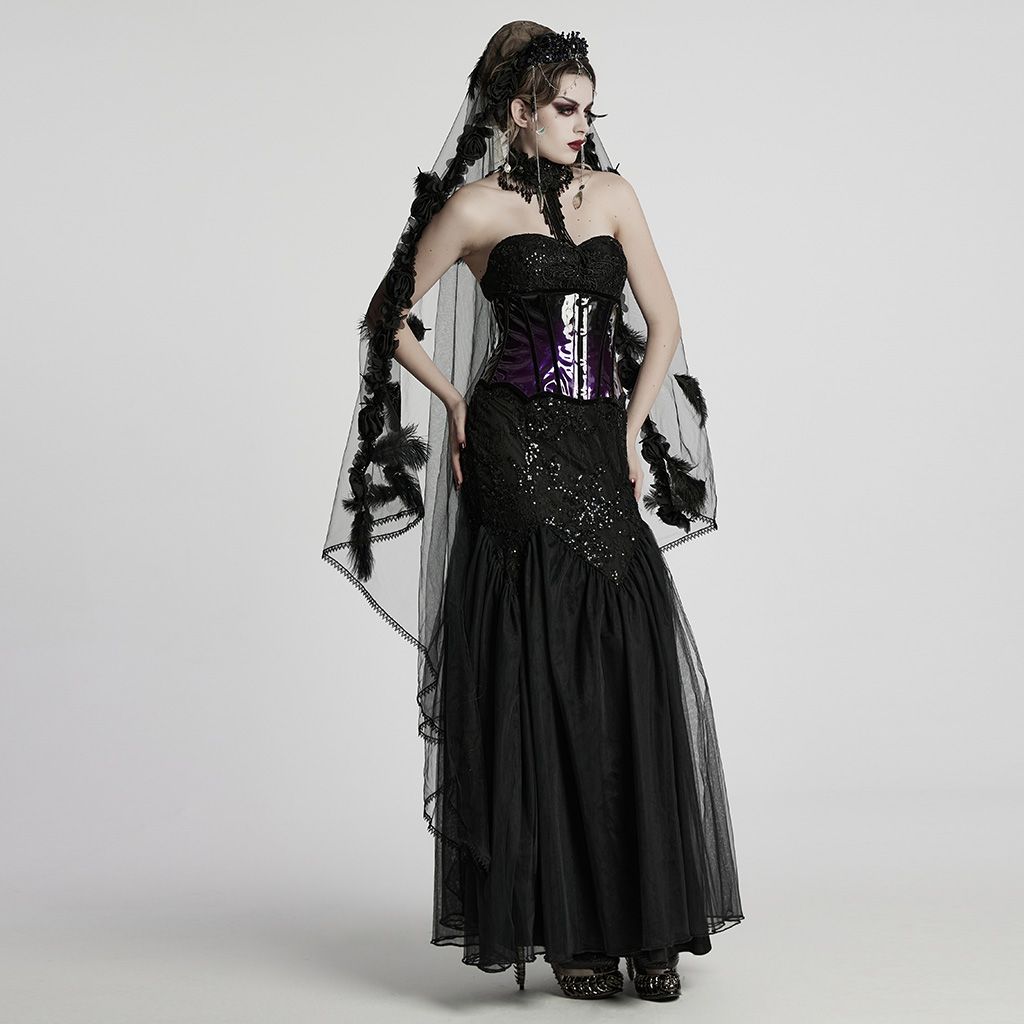 Dress WQ-859 [BLACK] [PLUS]