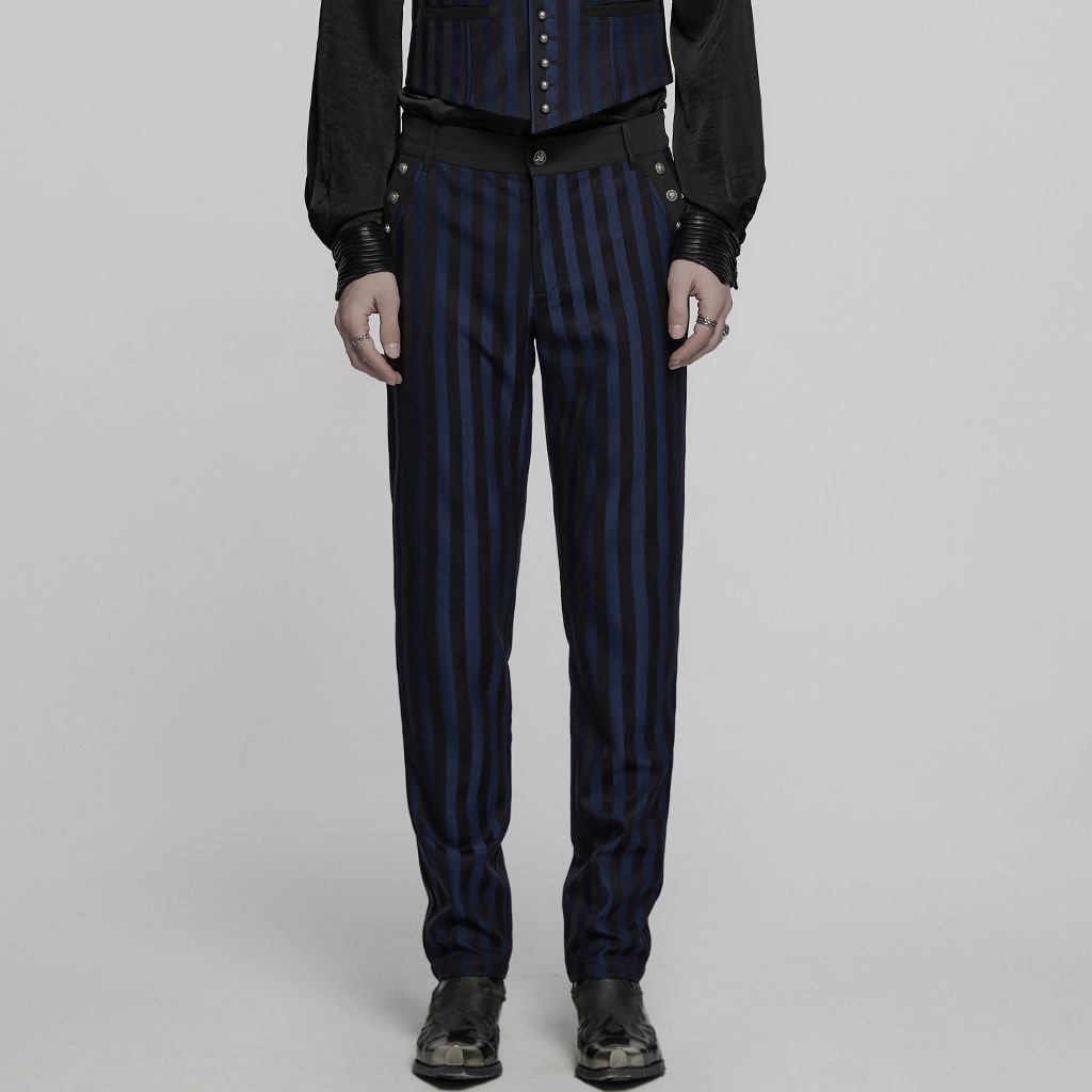 Pants WK-723 [BLACK / BLUE]