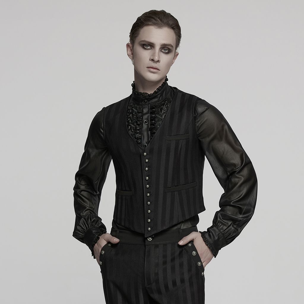 Waistcoat WY-718 [BLACK]