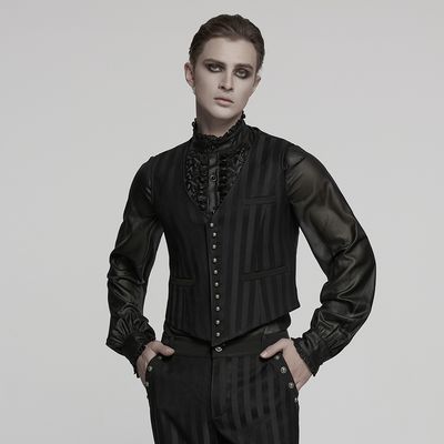 Waistcoat WY-718 [BLACK]