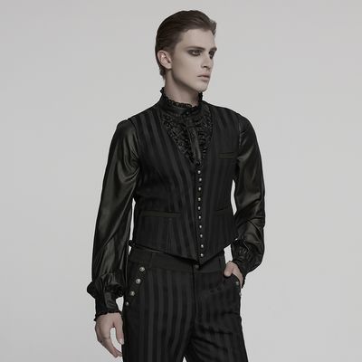 Waistcoat WY-718 [BLACK]