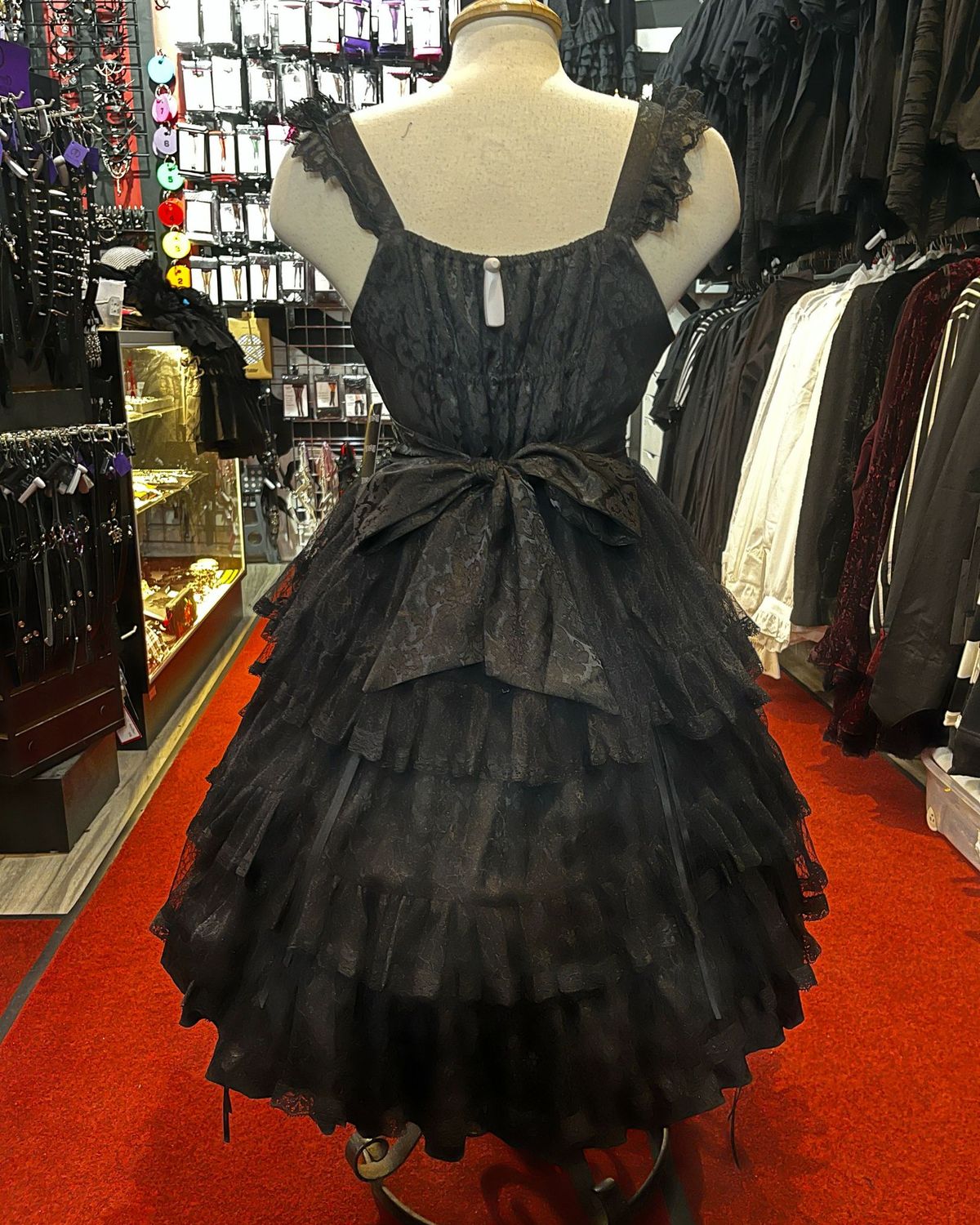 Tiered Ruffle Lace Dress [EYM-0054]