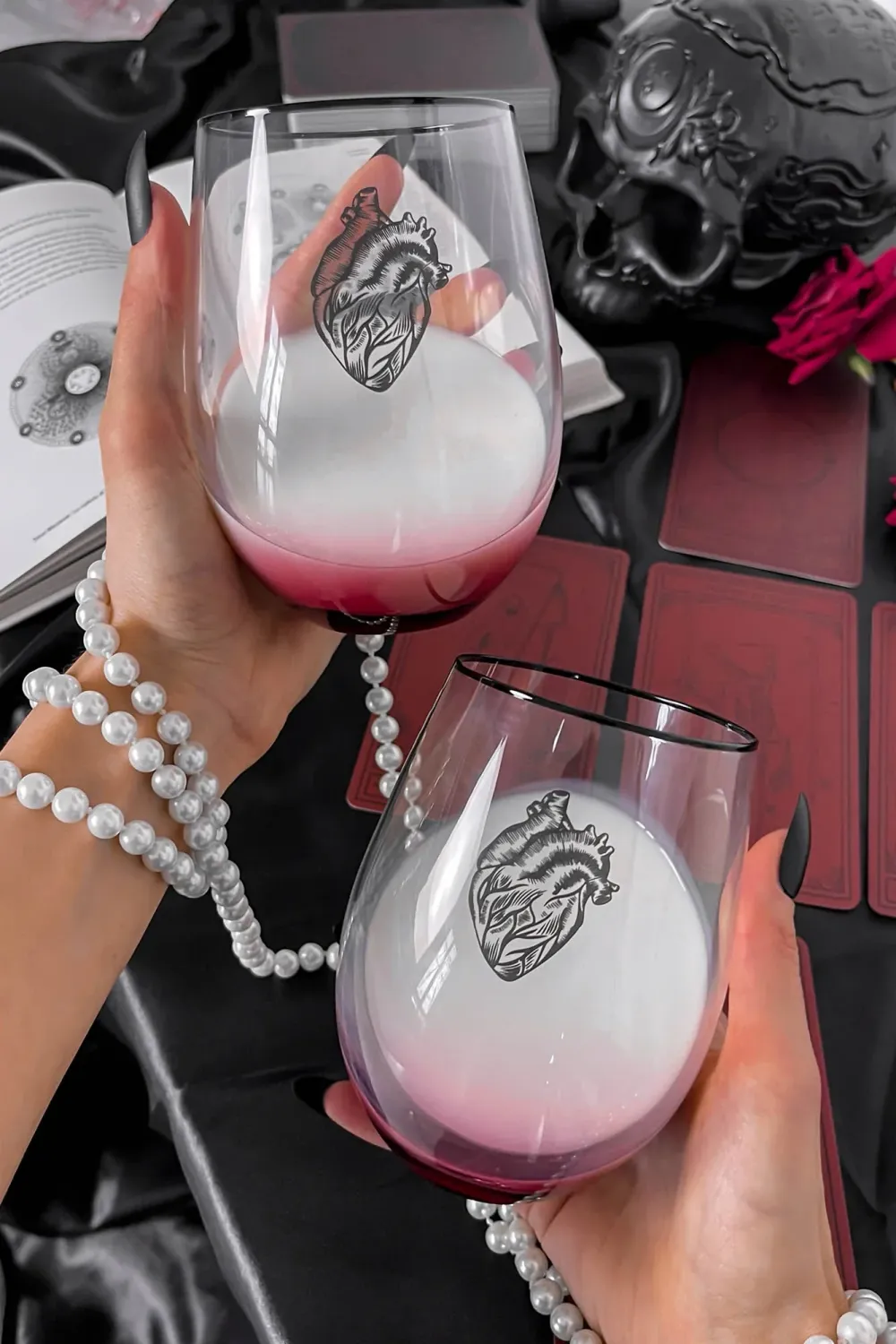 Set of 2 Ana-Tomic Wine Glasses