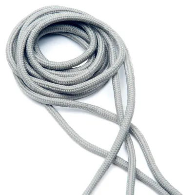 Grey Polyester Round Laces 150 cm [Laces-PolRo-150cm-Gry]