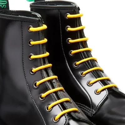 Yellow Polyester Round Laces 150 cm [Laces-PolRo-150cm-Yel]