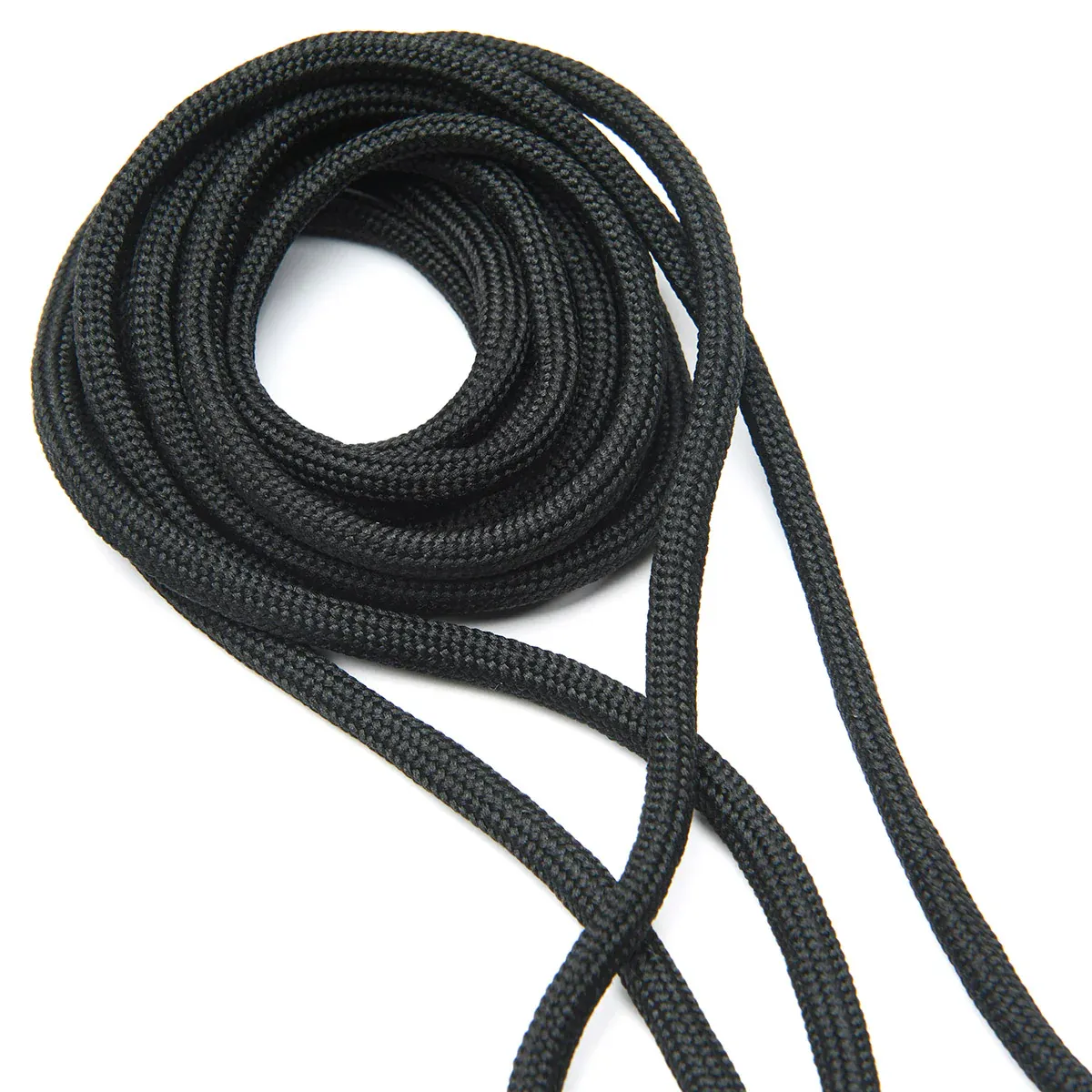 Black Polyester Round Laces 150 cm [Laces-PolRo-150cm-Blk]