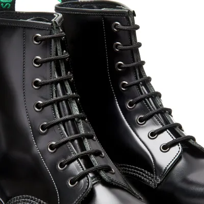 Black Polyester Round Laces 150 cm [Laces-PolRo-150cm-Blk]
