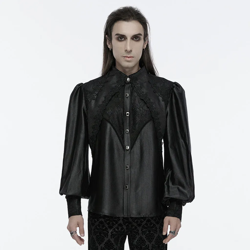Shirt WY-1675 [BLACK] [PLUS]
