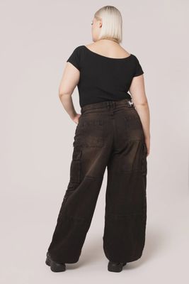 Brown Cameron Jeans [PLUS]