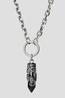 Crystal Fern O-Ring Choker