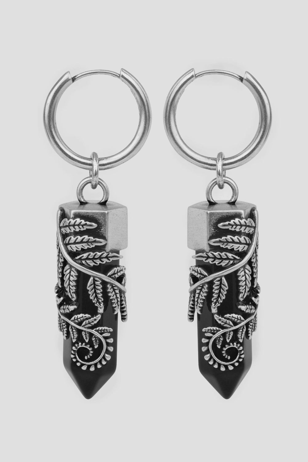 Crystal Fern Earrings