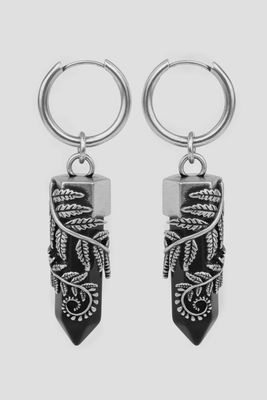 Crystal Fern Earrings