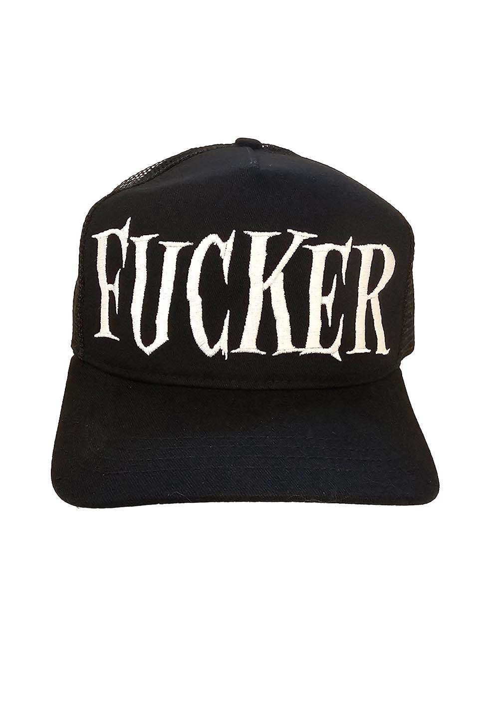 F*CKER Trucker Black Snapback Hat [LS-253]