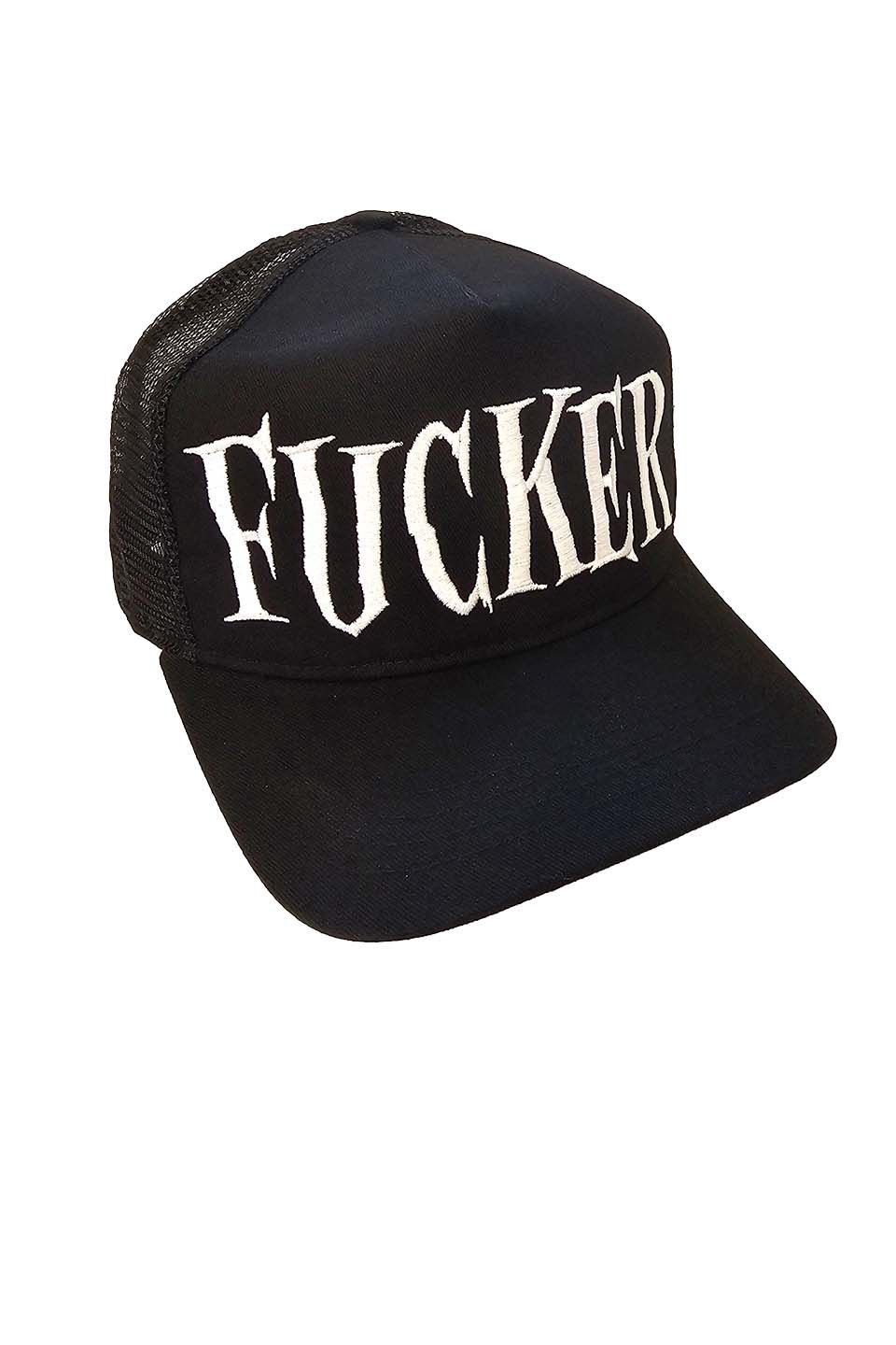 F*CKER Trucker Black Snapback Hat [LS-253]