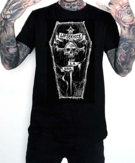 Coffin T-Shirt [LS-215] [PLUS]