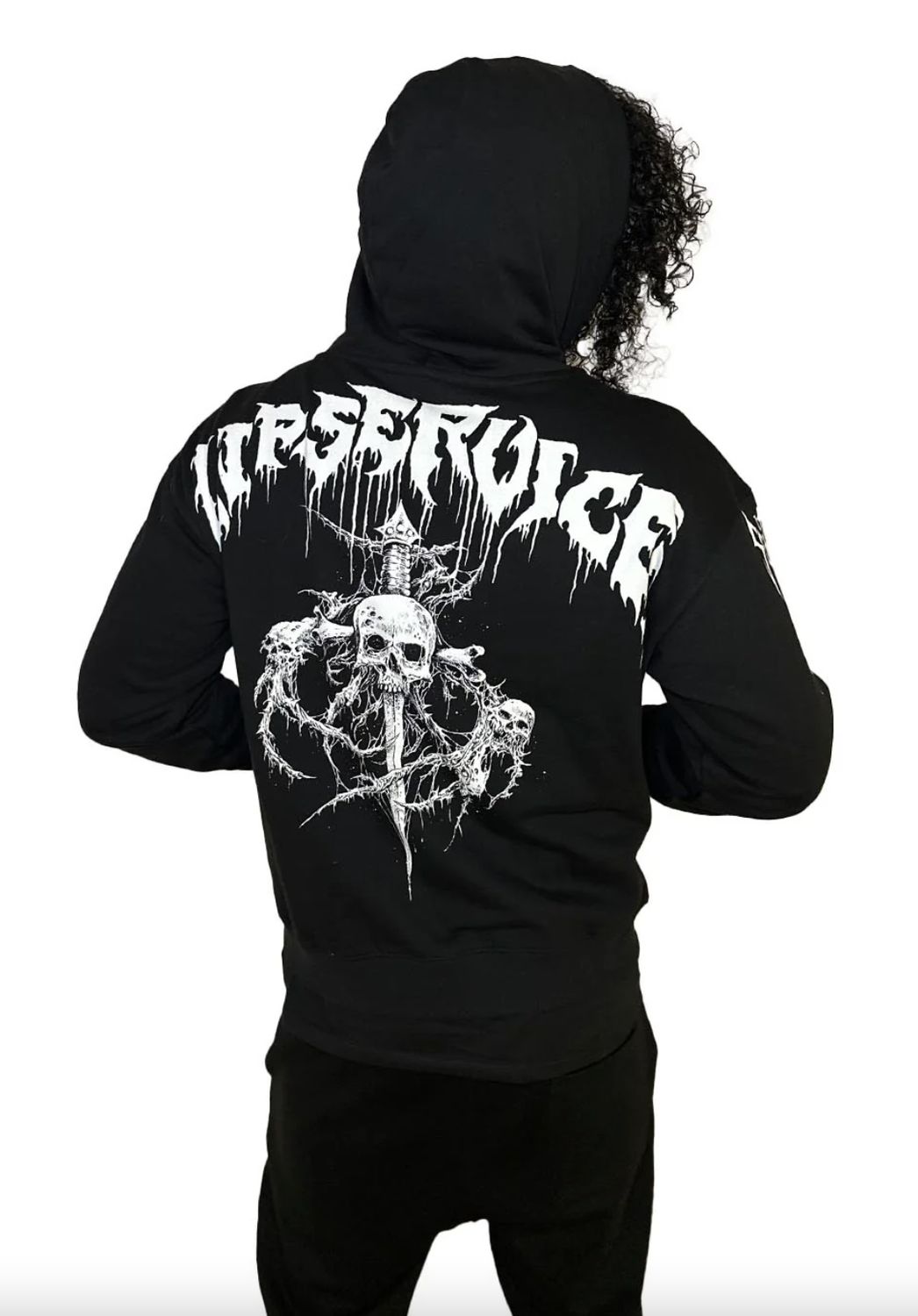 Lip Service Metal Dagger Zipper Hoodie [LS-236]