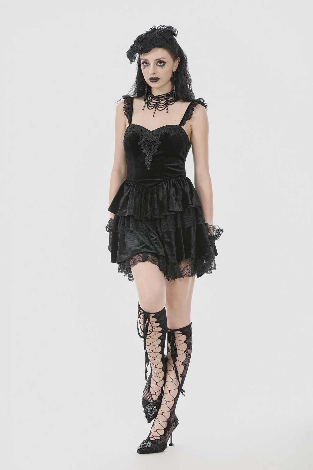 Midnight Velvet Dress DW1115