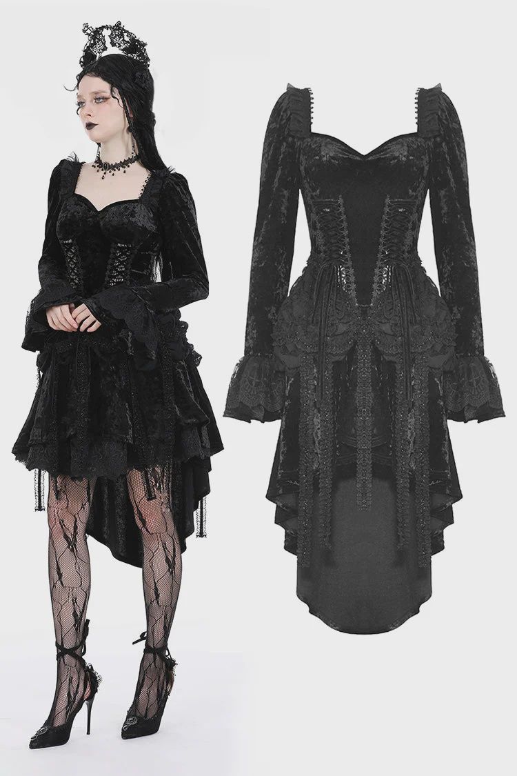 Dovetail Velvet Dress DW938