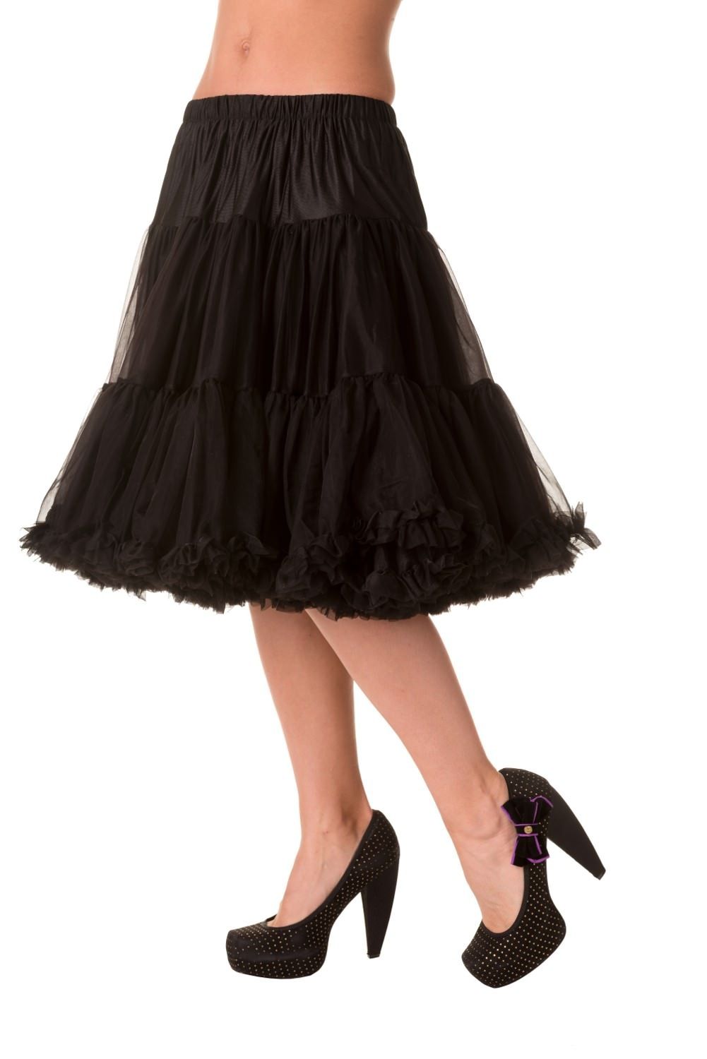 Crinoline Starlite [SBN235] [BLACK] [PLUS]