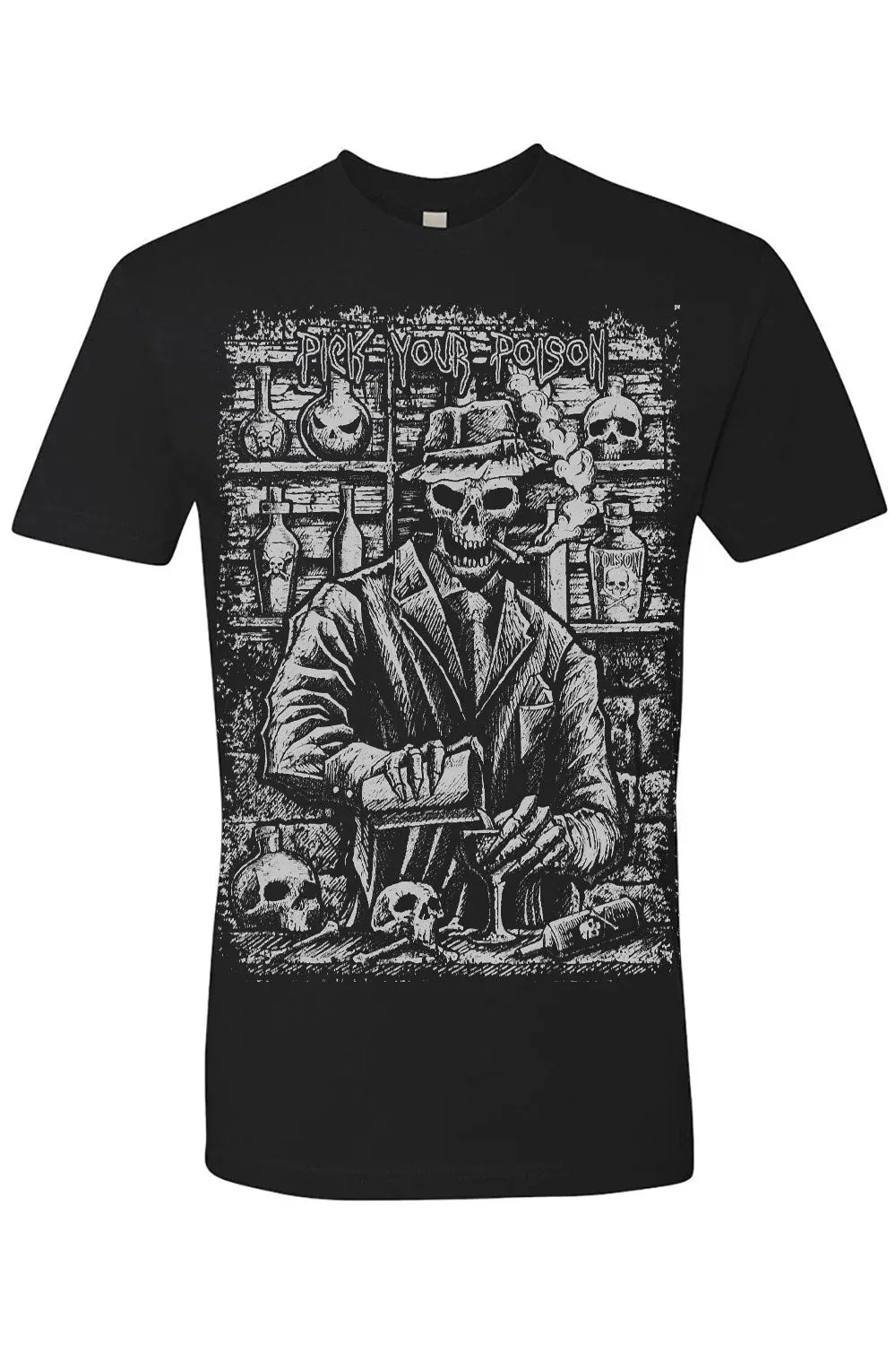 Pick Your Poison Skeleton Men's T-Shirt