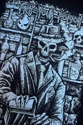 Pick Your Poison Skeleton Men's T-Shirt