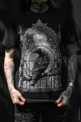 Cathedral Crow Men's T-Shirt