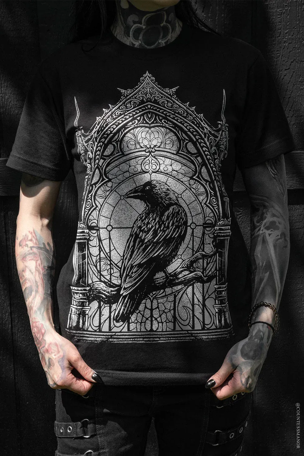 Cathedral Crow Men's T-Shirt