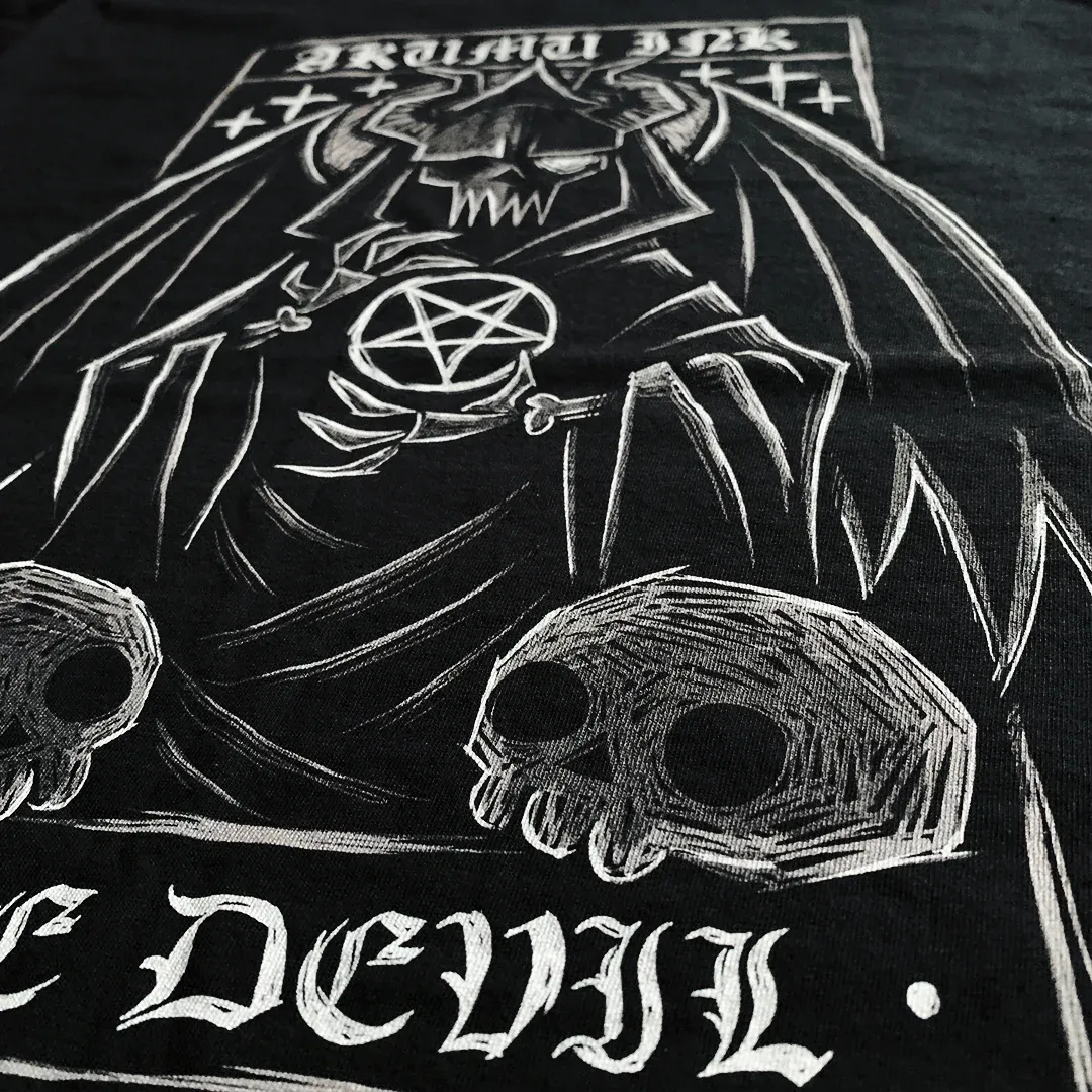 T-Shirt The Devil Tarot Card Woman