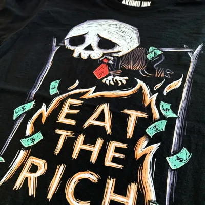 T-Shirt Eat the Rich Men