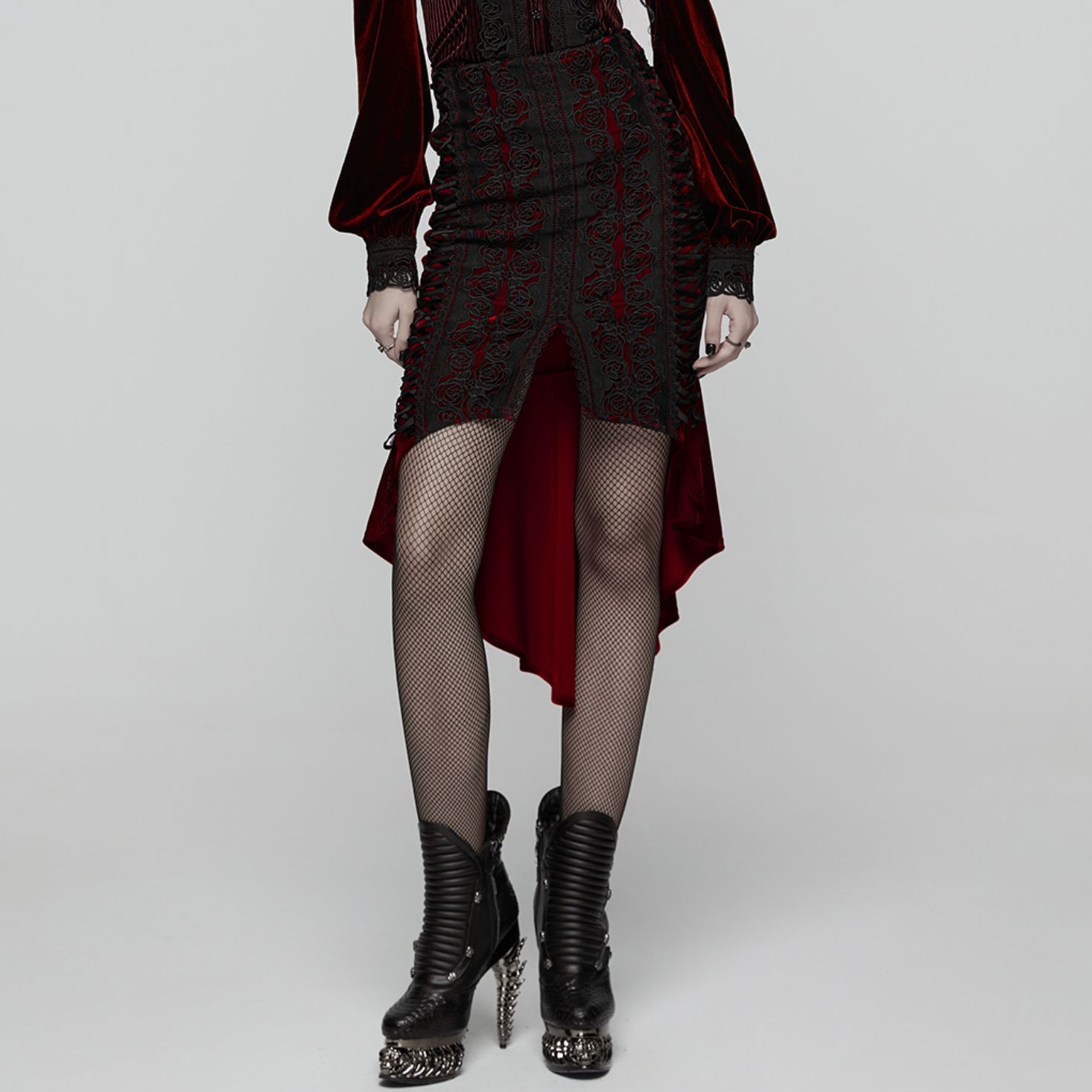 Skirt WQ-876 [RED]