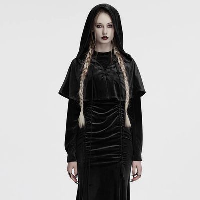 Pom-Poms Cape OPY-444 [BLACK]