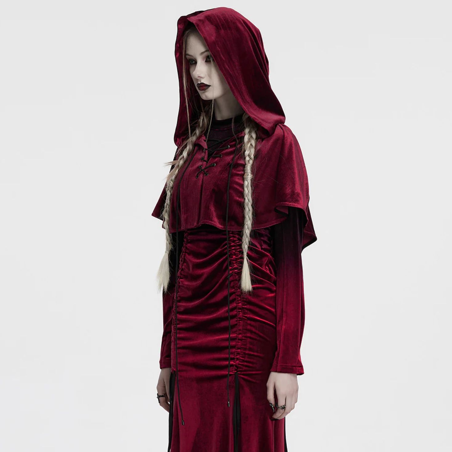 Pom-Poms Cape OPY-444 [RED]